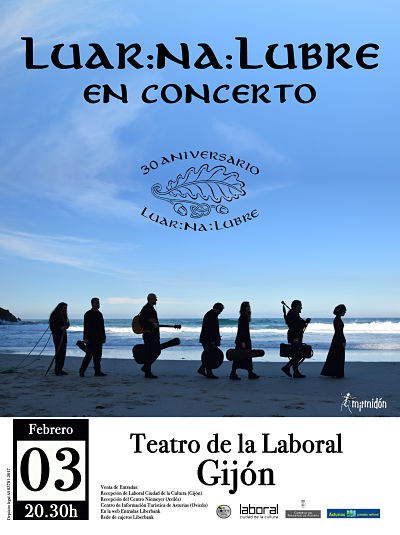 LUAR LA LUBRE gira XXX aniversario. Gijón