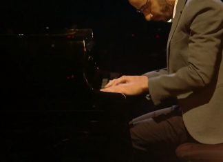 Júlio Resende con Salvador Sobral en Eurovisión