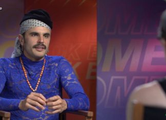 Rodrigo Cuevas en El Intermedio con Thais Villas