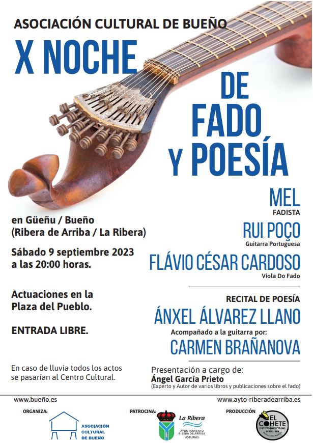 Festival de fado y poesía. Bueño