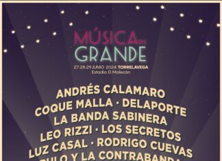 Rodrigo Cuevas estará en Musica en Grande. Torrelavega, 27 al 29 de Junio