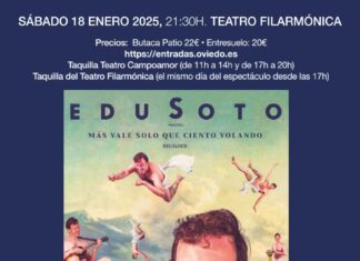 Edu Soto en Oviedo. Más vale solo que ciento volando.