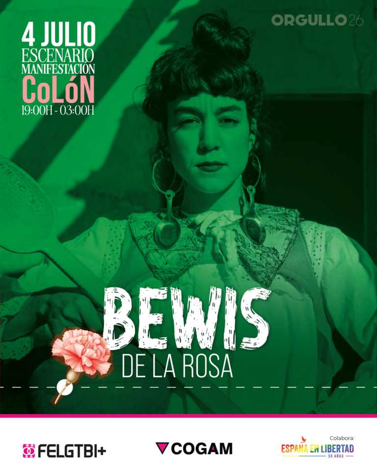 Bewis de la Rosa Manifestación Estatal  del Orgullo LGTBI+