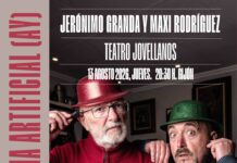 La Gira de Inteligencia Artificial (Ay) de Jerónimo Granda y Maxi Rodríguez llega al Teatro Jovellanos